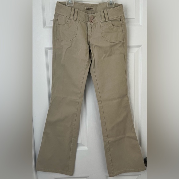 BeBop Bootcut Tan Pants - Picture 1 of 3